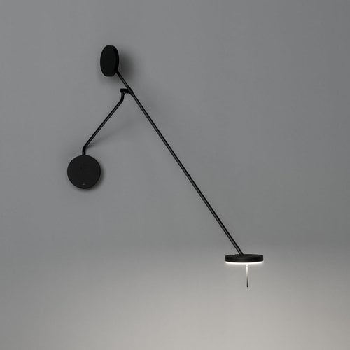 Leds-C4 Invisible adjustible wall lamp 9Watt black in 2700 of 3000K