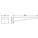 Ecolight Excellence E-SB right angle wall bracket for EAL-250M Ecolight Excellence E-SB right angle wall bracket for EAL-250M