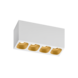 Wever-Ducre Pirro 4.0 ceiling surface LED 4x4Watt dimbaar Wever-Ducre Pirro 4.0 ceiling surface LED 4x4Watt dimbaar