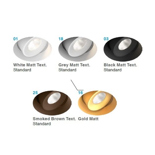 Juno trimless reflector 4,1Watt led recessed incl gypkit