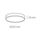Kohl Disc Surface Led plafond opbouw in 8 - 56Watt Kohl Disc Surface Led plafond opbouw in 8 - 56Watt