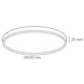 Kohl Disc Surface Led plafond opbouw in 8 - 56Watt Kohl Disc Surface Led plafond opbouw in 8 - 56Watt