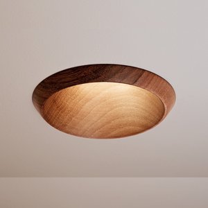 Leds-C4 Play Raw Oak round fixed GU10 recessed downlight