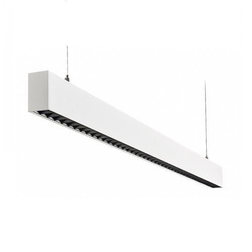 SG Lighting Inspire direct/indirect pendelarmatuur 4140lm lengte 124cm SG Lighting Inspire direct/indirect pendelarmatuur 4140lm lengte 124cm