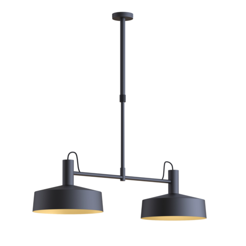 Wever-Ducre Roomor 2.0 E-27 pendant lamp with Shade 3.0