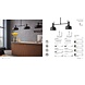 Wever-Ducre Roomor 2.0 E-27 pendellamp met Shade 3.0 Wever-Ducre Roomor 2.0 E-27 pendellamp met Shade 3.0