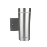 Nova alu geborsteld led up/down buitenlamp 2 x 3Watt