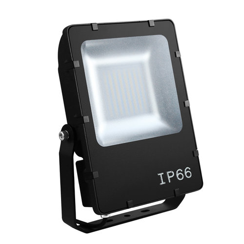 Floodlight Evolve 48Watt zwart 120graden in 3-4000K