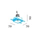 Wever-Ducre Strange 1.0 LED 7/10Watt trimless adjustable recessed Wever-Ducre Strange 1.0 LED 7/10Watt trimless adjustable recessed