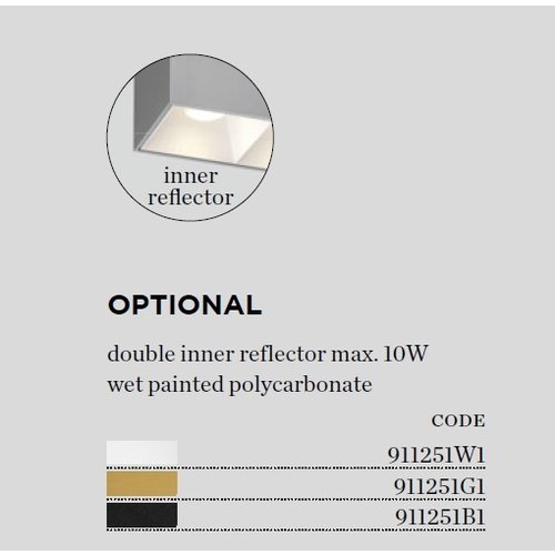 Wever-Ducre Inner Reflector voor BOX 2.0 opbouwspot