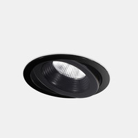 Dako Adjustable IP65 recessed downlight in black