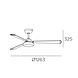Leds-C4 Calima Ø1263mm nickle with remote control and 15.9W-3000K led lighting (M) Leds-C4 Calima Ø1263mm nickle with remote control and 15.9W-3000K led lighting (M)