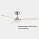 Leds-C4 Calima Ø1263mm nickle with remote control and 15.9W-3000K led lighting (M) Leds-C4 Calima Ø1263mm nickle with remote control and 15.9W-3000K led lighting (M)