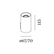 Wever-Ducre Ray Mini 1.0 PAR16 wall surface up or down GU10 Wever-Ducre Ray Mini 1.0 PAR16 wall surface up or down GU10