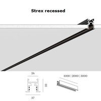 Strex track 48Volt recessed (inbouw)