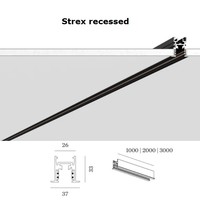 Strex track 48Volt recessed