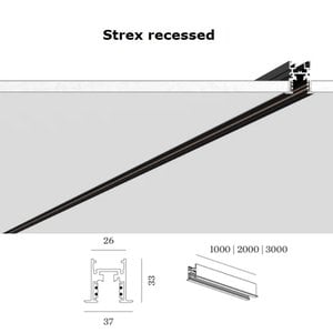 Wever-Ducre Strex track 48Volt recessed