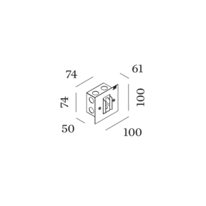 Wever-Ducre Plasterkit en inbouwbox voor Stripe 0.4 - 0.7 Wever-Ducre Plasterkit en inbouwbox voor Stripe 0.4 - 0.7