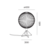 Wever-Ducre Wiro table 2.0 Globe 685mm with cord dimmer Wever-Ducre Wiro table 2.0 Globe 685mm with cord dimmer