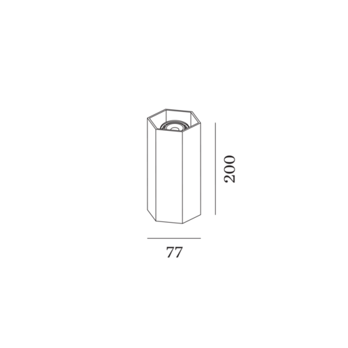 Wever-Ducre Hexo Mini 2.0 PAR16 wandarmatuur up/down 2 x GU10 dimbaar in 4 kleuren