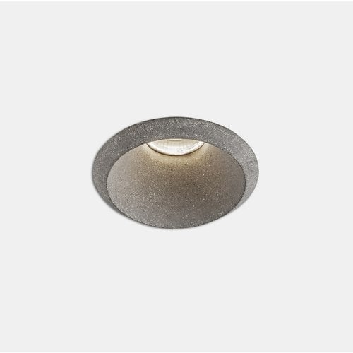 Leds-C4 Play Raw Concrete round fixed GU10 led inbouwspot