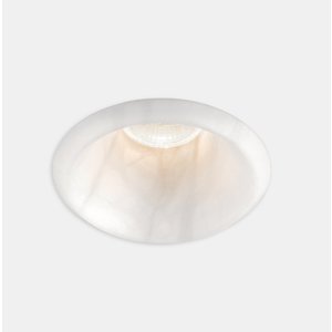 Leds-C4 Play Raw Alabaster round fixed GU10 recessed downlight