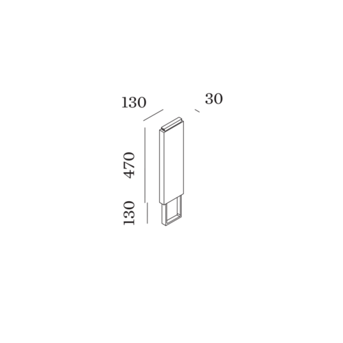 Wever-Ducre Base 17 - 87cm for concrete fixation