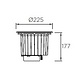 Leds-C4 Gea COB Led ground spot 23Watt adjustable stainless steel 2317lm Leds-C4 Gea COB Led ground spot 23Watt adjustable stainless steel 2317lm