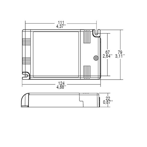 TCI DC Maxi Jolly HV 50 Sync driver 250-700mA max. 60Watt DALI-1-10V-push dim - Copy