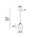 Leds-C4 Napa Big Ø280mm pendant E-27 Leds-C4 Napa Big Ø280mm pendant E-27