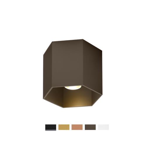 Wever-Ducre Hexo 1.0 PAR16 celing surface mounted GU10 dimmable in 5 colors