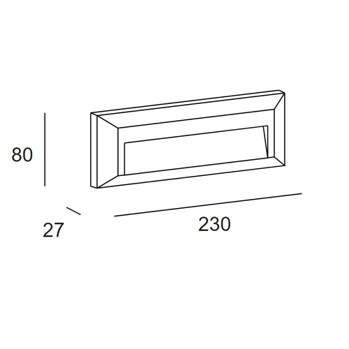 Leds-C4 Kössel Wall Fixture Indirect 2,4Watt IP65 230Volt