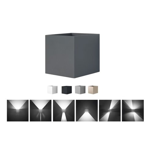 Leds-C4 Kub led wall surface multiple effect 4,1W-3000K