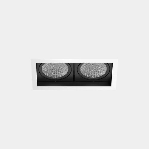 Leds-C4 Multidir Evo Big Double trim LED 2x23.1Watt inbouwspot in wit, zwart of alu grijs