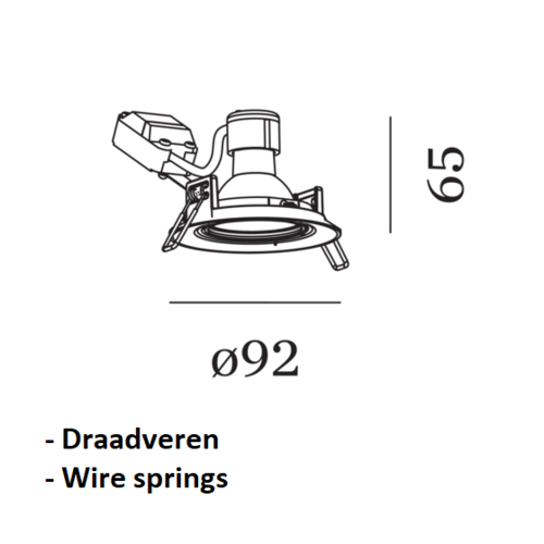 Wever-Ducre Spineo 1.0 PAR16 richtbare inbouwspot GU10