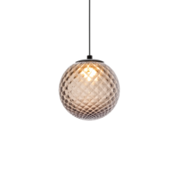 Solli 1.0 hand-blown glass Ø120mm LED hanging lamp dimmable