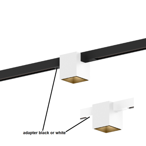 Wever-Ducre Box on Strex 1.0 LED 7Watt-48Volt in 9 kleuren