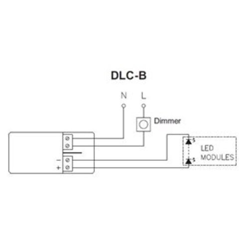 Wever-Ducre Driver LED 700mA/8-15Watt fase cut dimbaar met trekontlasting