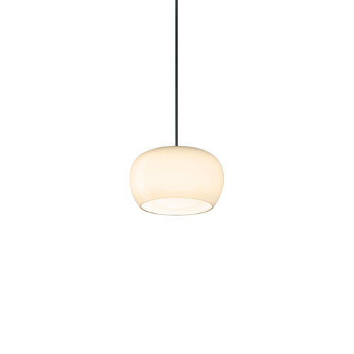 Wever-Ducre Wetro 1.0 hand-blown glass Ø150mm LED hanging lamp in 6 colors dimmable