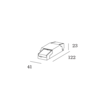 Driver 250mA-7.2Watt fase-cut dimmable