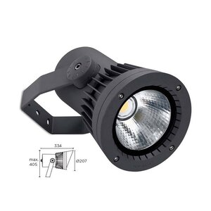 Leds-C4 Hubble COB 234mm spotlight 96.8Watt DALI