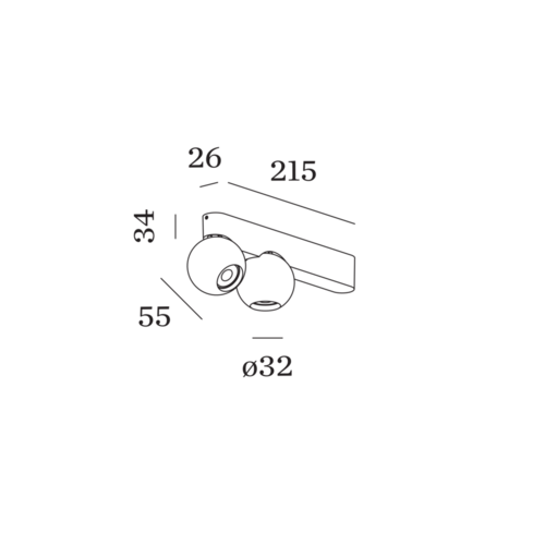 Wever-Ducre Leca 2.0 surface 15Watt dimmable Wever-Ducre Leca 2.0 surface 15Watt dimmable