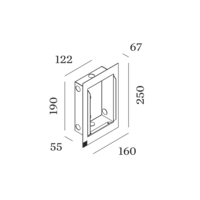 Oris 2.0 Recessed housing incl. plasterkit