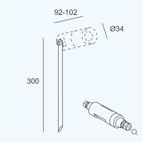 Leds-C4 Zoom spotlight 8.4Watt met zoomoptiek 7-105gr Leds-C4 Zoom spotlight 8.4Watt met zoomoptiek 7-105gr
