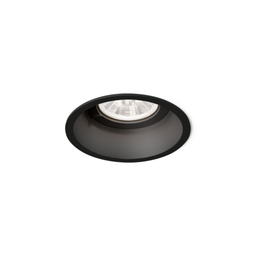 Wever-Ducre Deep 1.0 PAR16 black ceiling recessed GU10 Wever-Ducre Deep 1.0 PAR16 black ceiling recessed GU10