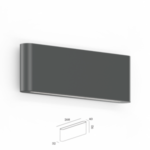 Wever-Ducre Kiosk 2.0 outdoor LED up-down dimmable Wever-Ducre Kiosk 2.0 outdoor LED up-down dimmable