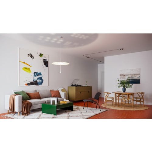 Wever-Ducre Shedda fractal 2.0 indirect schijnende hanglamp Ø550mm Wever-Ducre Shedda fractal 2.0 indirect schijnende hanglamp Ø550mm