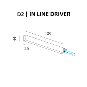 Wever-Ducre Strex In line Driver opbouw DALI dimbaar Wever-Ducre Strex In line Driver opbouw DALI dimbaar