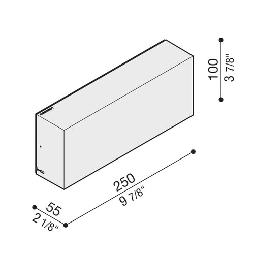 Lombardo Art 100 led wandarmatuur IP66 10Watt