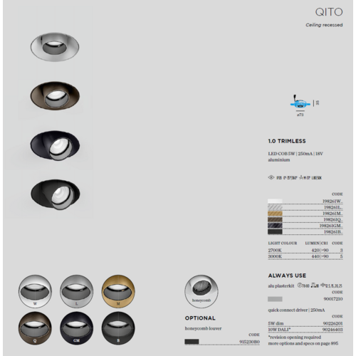 Wever-Ducre QITO trimless 1.0